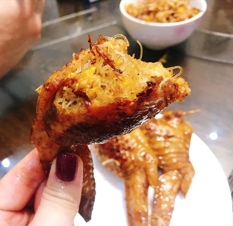 Stuffed Chicken Wings with Vermicelli