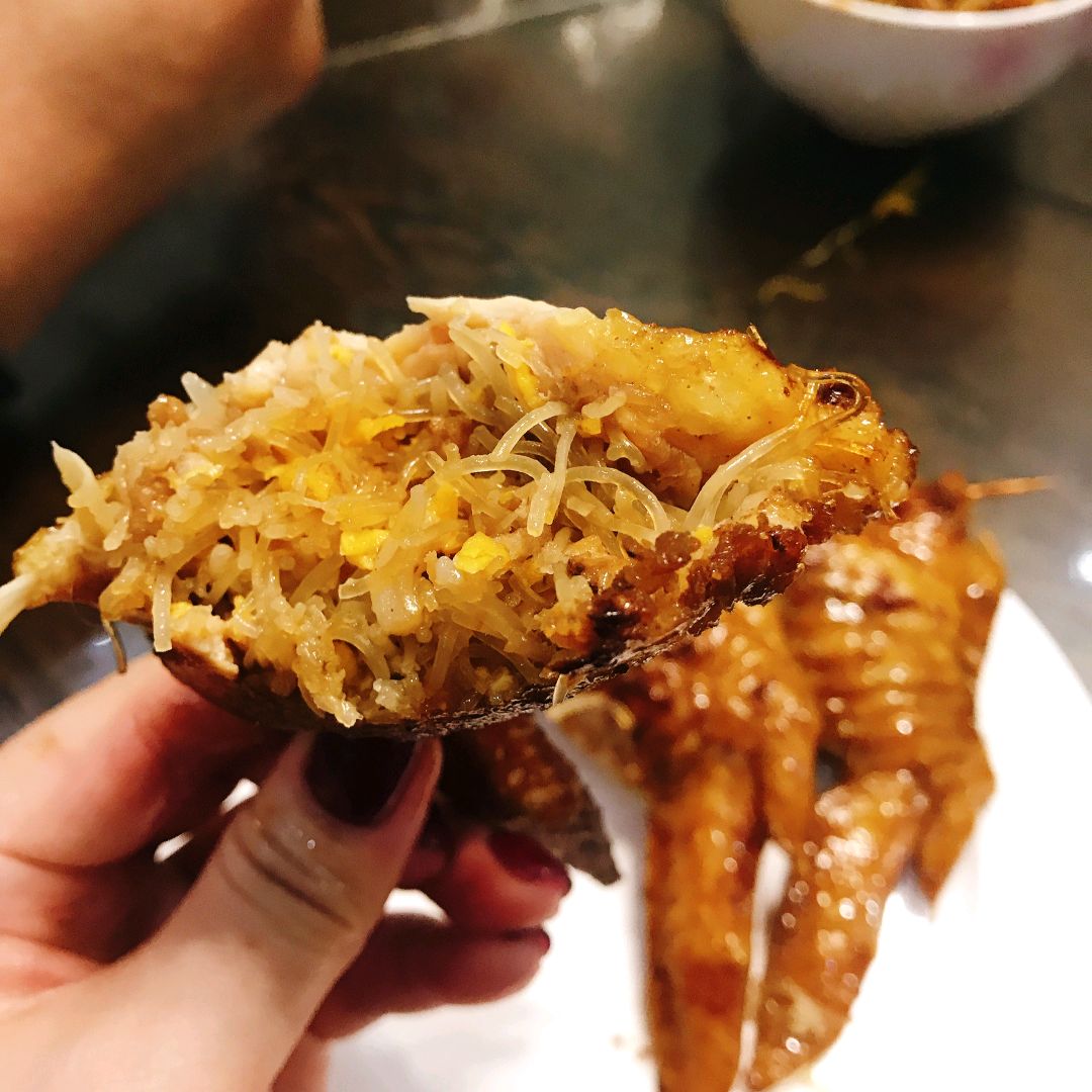 Stuffed Chicken Wings with Vermicelli