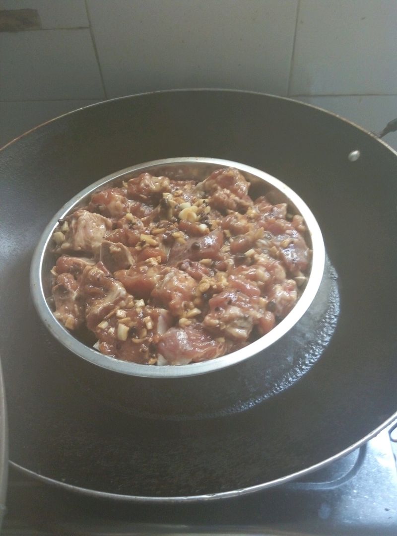 Spare Ribs in wok