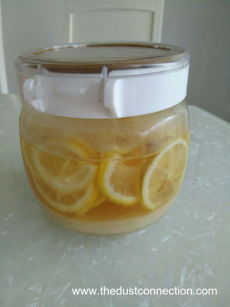 lemon soaked honey
