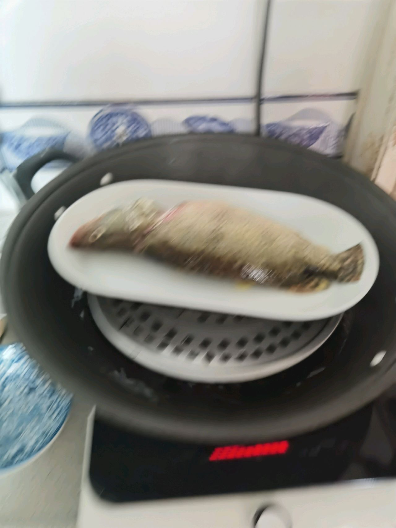 mandarin fish in wok