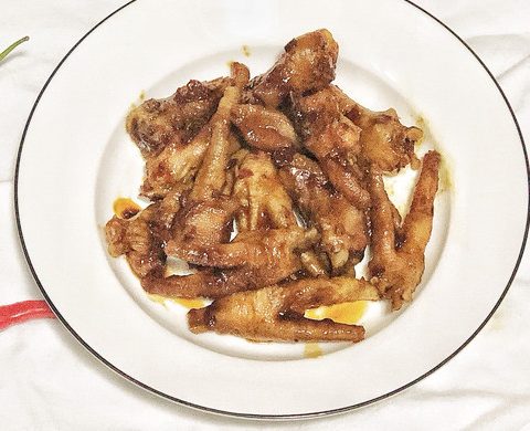 Steamed Chicken Feet with Soy Bean Paste