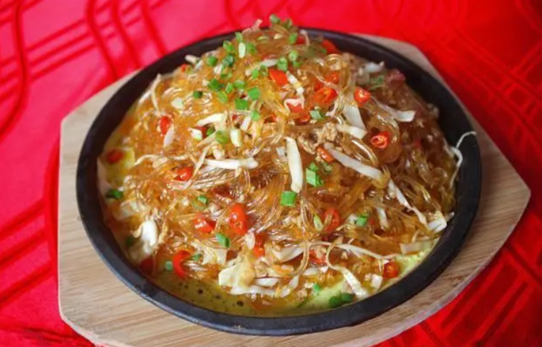 Vermicelli on Sizzling Iron Plate