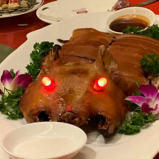 The roast pig